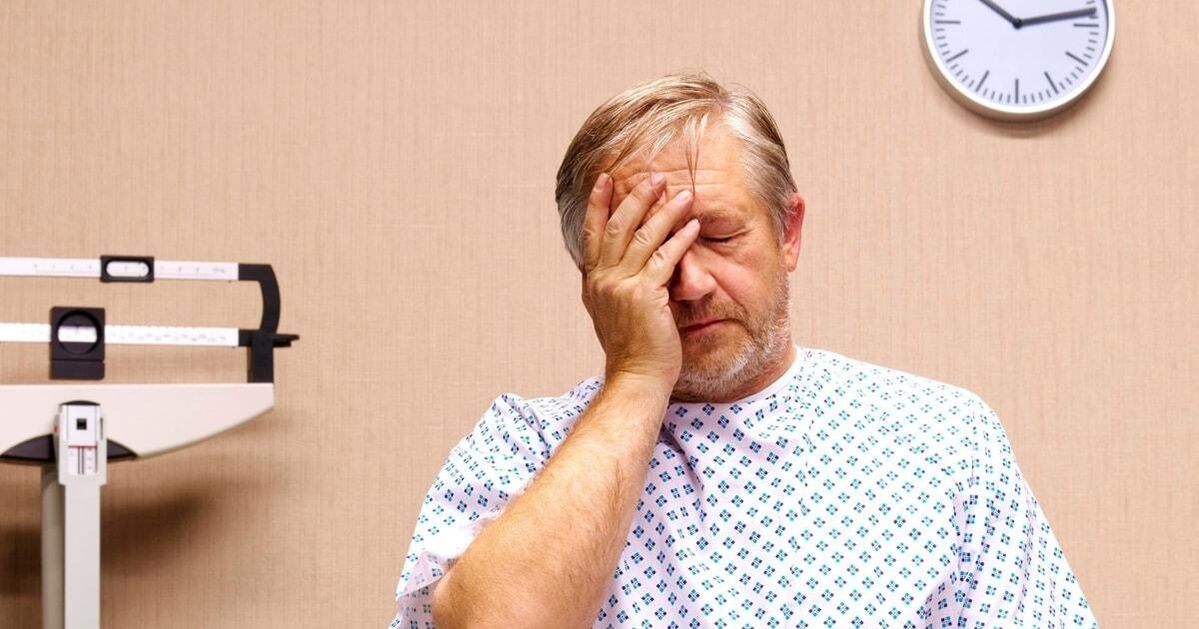 patient présentant des symptômes de prostatite